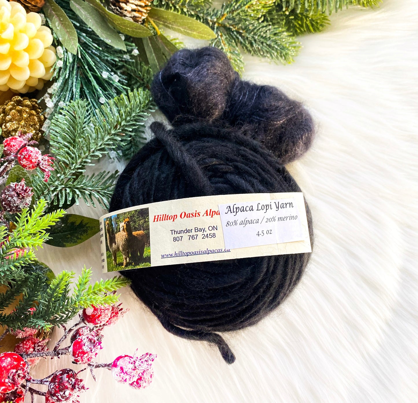 Eco Luxury Crochet - Hale beanie - Alpaca and Silk Mohair wool - black