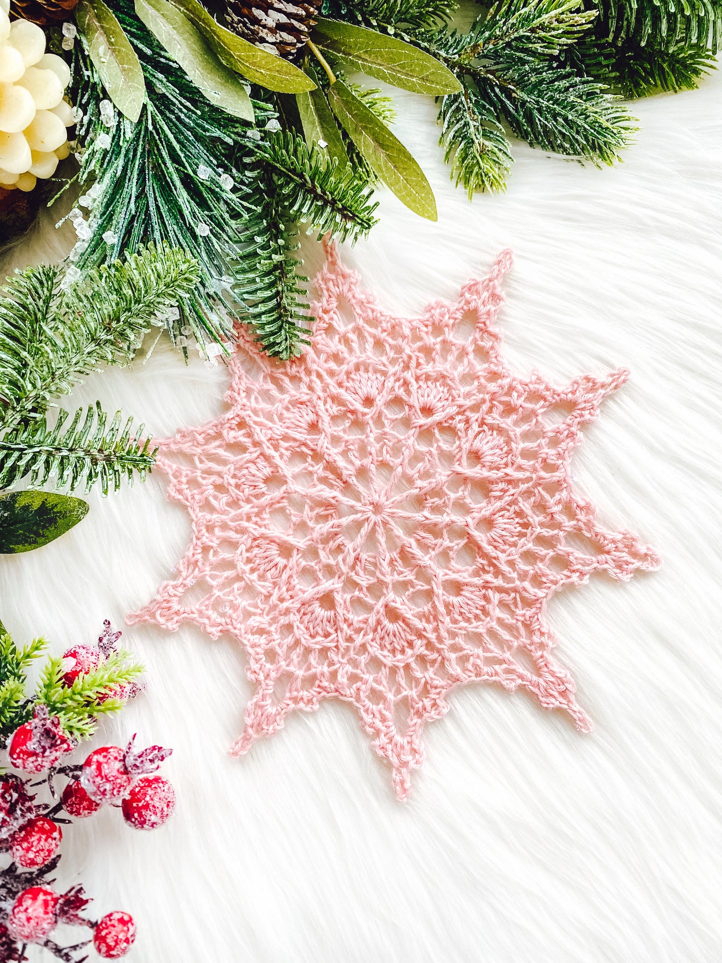 Crocheted Lace Snowflakes